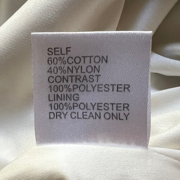 Tadashi Shoji Size 10 Illusion Yoke Embroidered Sleeveless Lace Bridal Gown - Picture 3 of 14